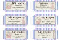 Birthday Coupon Book Template - Calep.midnightpig.co inside Coupon Book Template Word