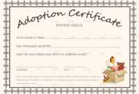Blank Adoption Certificate Template - Calep.midnightpig.co with regard to Blank Adoption Certificate Template