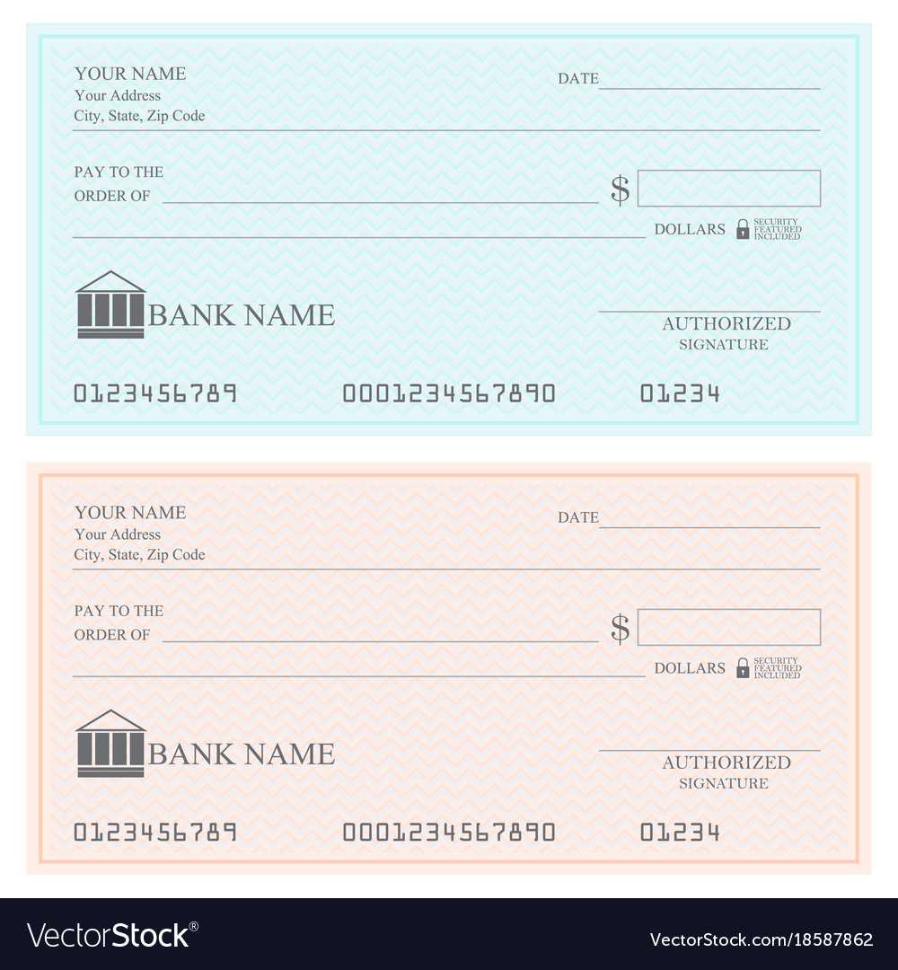 Blank Bank Checks Or Cheque Book With Regard To Blank Cheque Template Download Free
