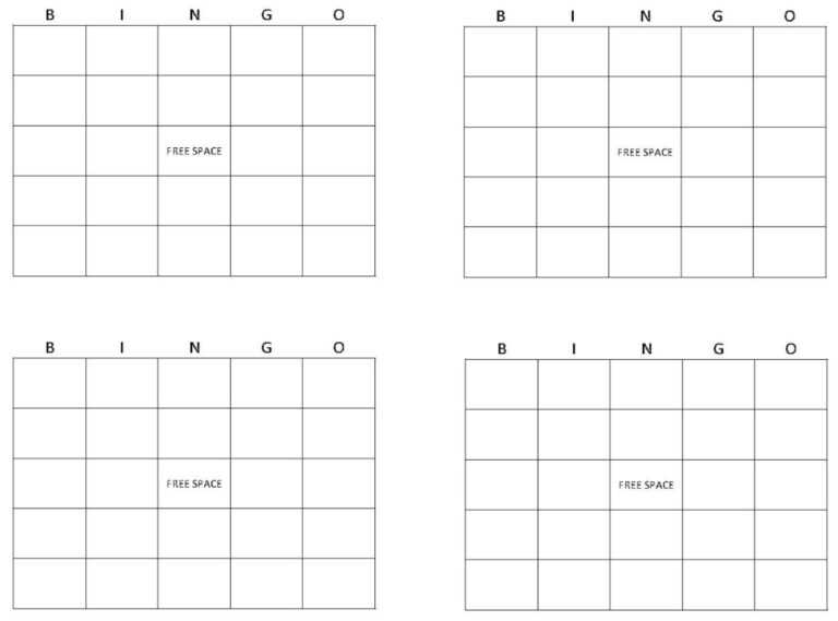 Blank Bingo Cards | Get Blank Bingo Cards Here in Blank Bingo Template ...