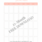 Blank Calendar – Free Vertical Monthly Calendar Printable In Blank Calander Template