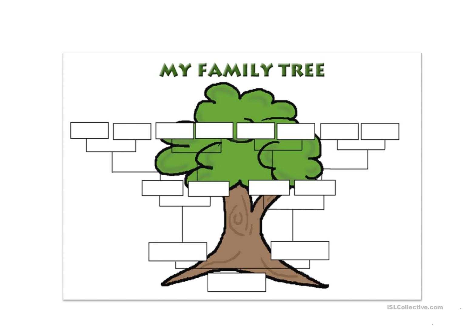 Blank Family Tree Worksheet – Calep.midnightpig.co With Regard To Fill In The Blank Family Tree Template
