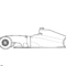 Blank Formula 1 Race Car Coloring Page | Free Printable Inside Blank Race Car Templates