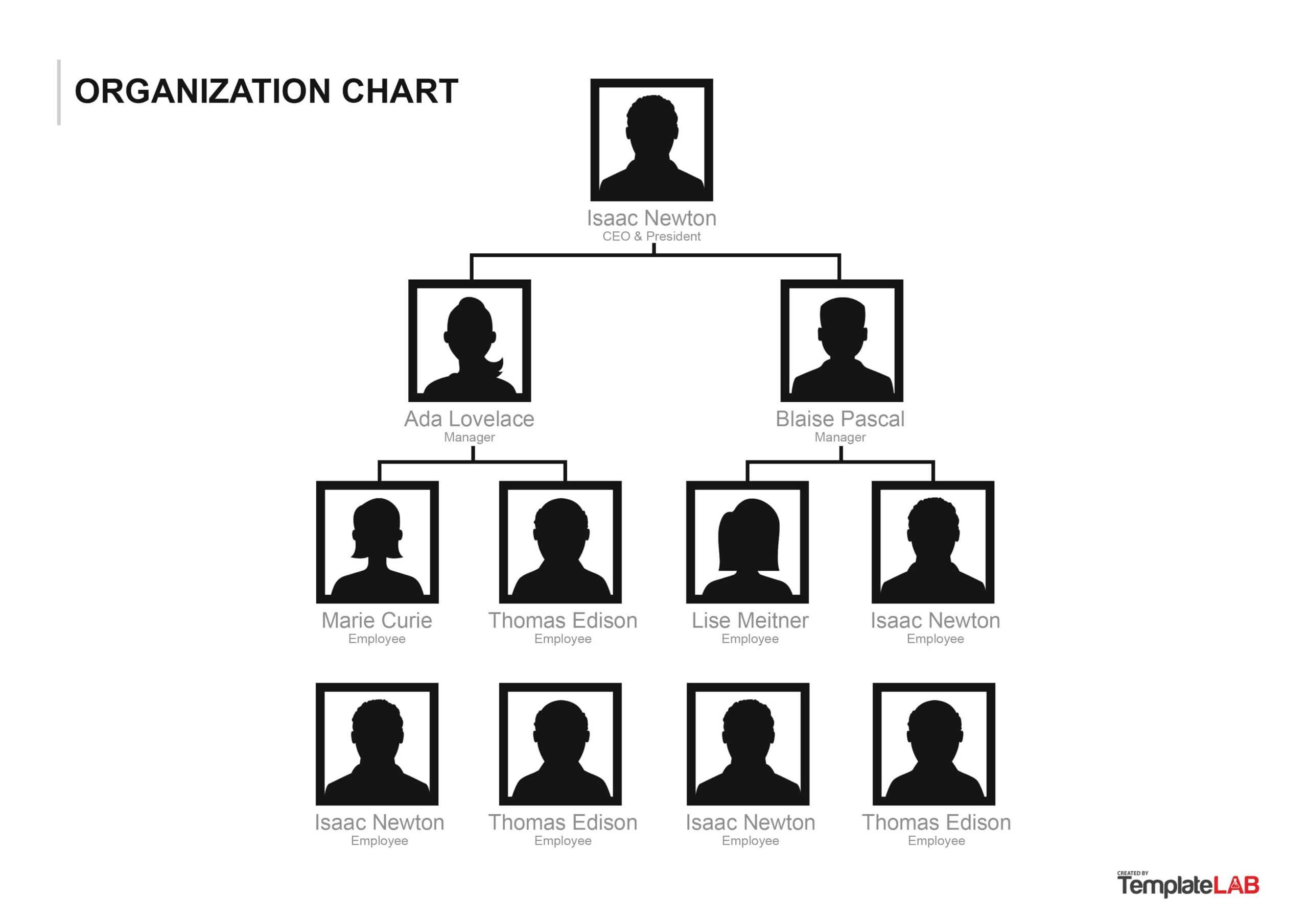Blank Organizational Chart Word – Cuna Intended For Free Blank Organizational Chart Template
