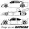 Blank Race Car Coloring Pages Intended For Blank Race Car Templates