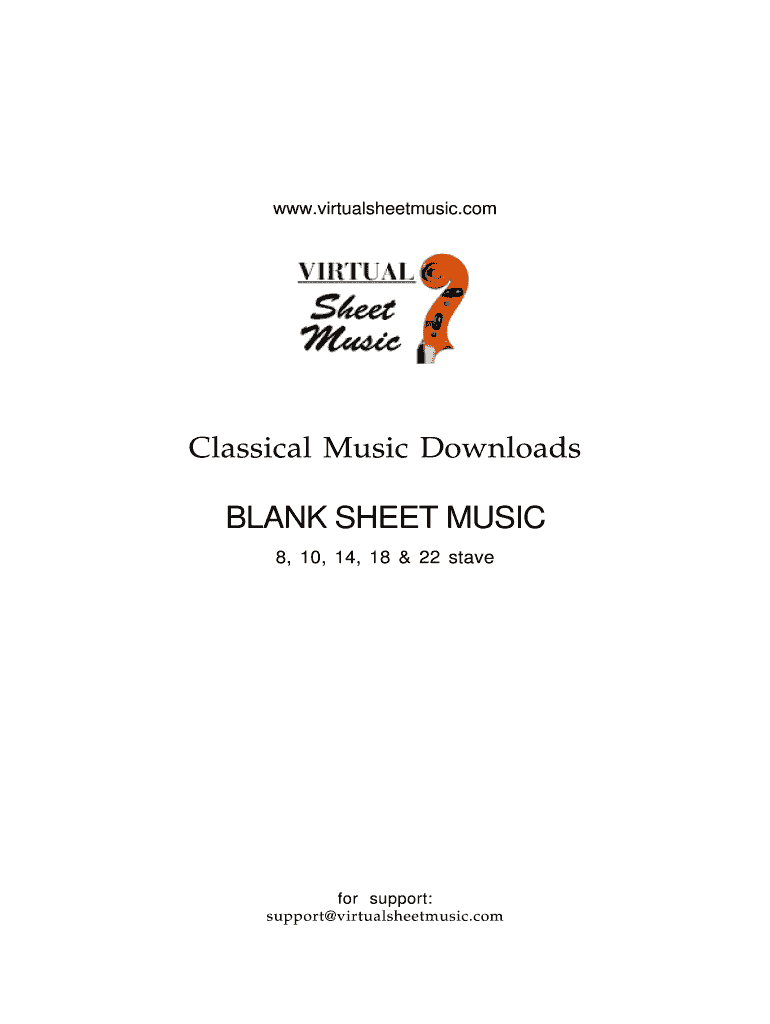 Blank Sheet Music To Type On – Fill Online, Printable Intended For Blank Sheet Music Template For Word