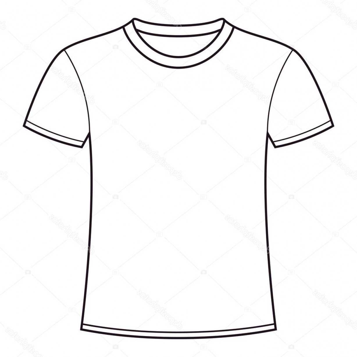 Blank T Shirt Drawing At Paintingvalley | Explore Throughout Blank T Shirt Outline Template