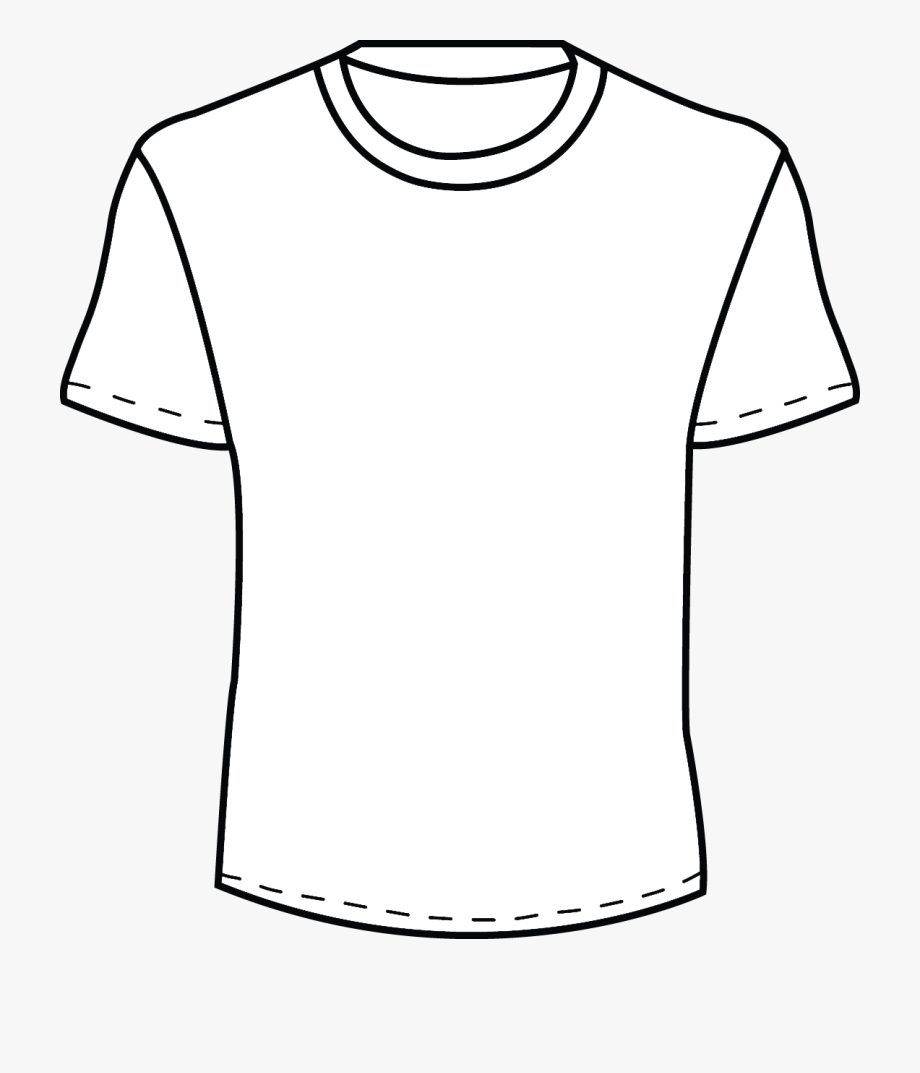 Blank T Shirt Template Clipart Within Blank Tshirt Template Printable