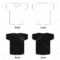 Blank T Shirt Template. Front And Back, For Printable. Vector.. For Printable Blank Tshirt Template