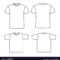 Blank T Shirt Template Front And Back Regarding Blank Tee Shirt Template