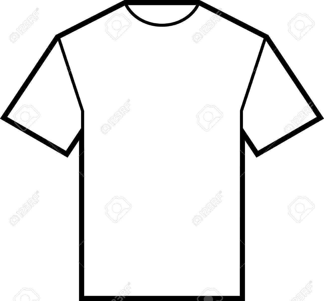 blank-white-t-shirt-template-throughout-blank-t-shirt-outline-template