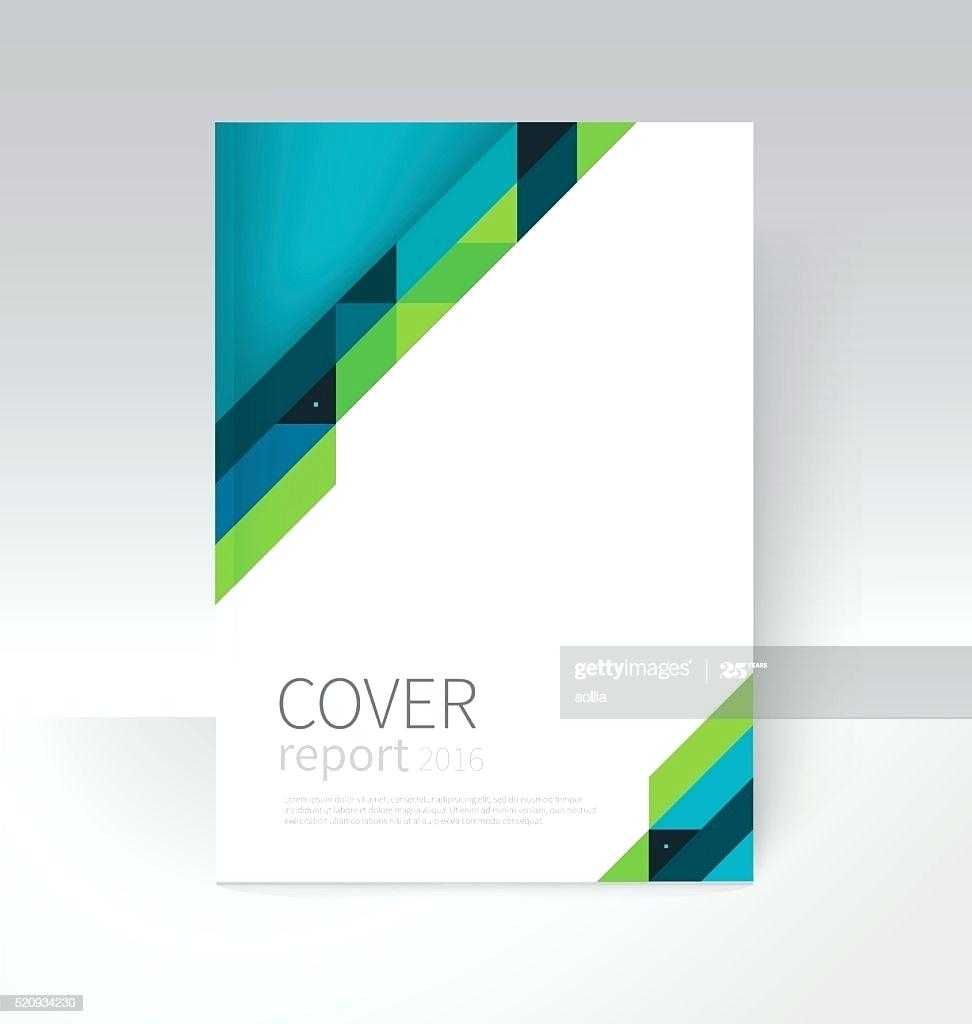 Blue Annual Report Cover Template Vector Free Download Within Annual Report Template Word Free Download