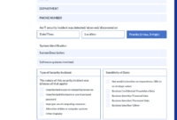 Blue It Incident Report Template with regard to It Incident Report Template