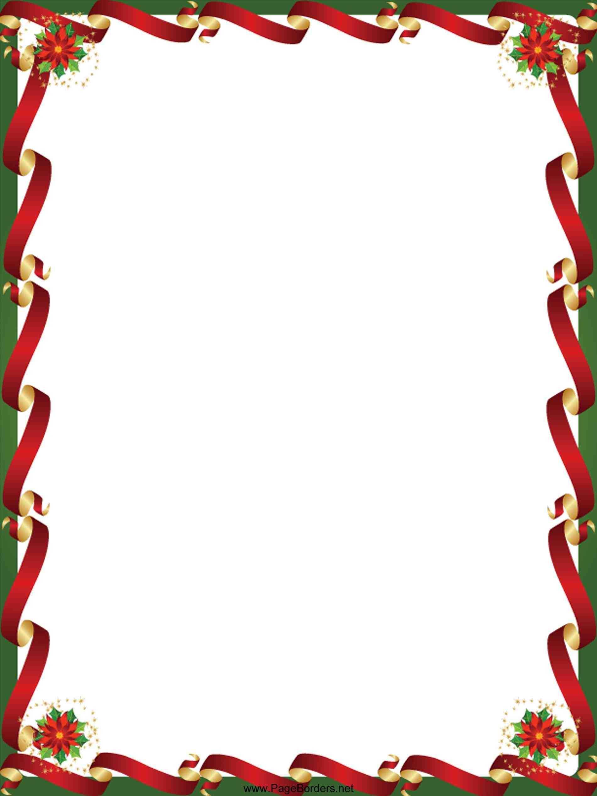 Border Clipart Downloadable Free Christmas Border Templates Regarding Christmas Border Word Template