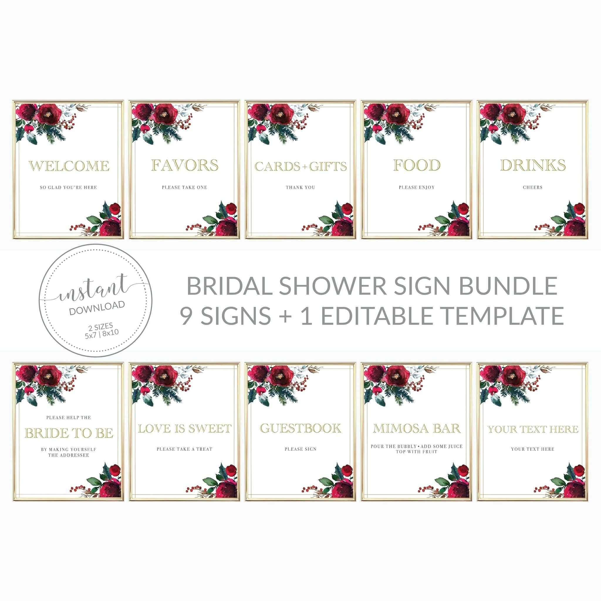 Bridal Shower Banner Template – Harryatkins Inside Bridal Shower Banner Template