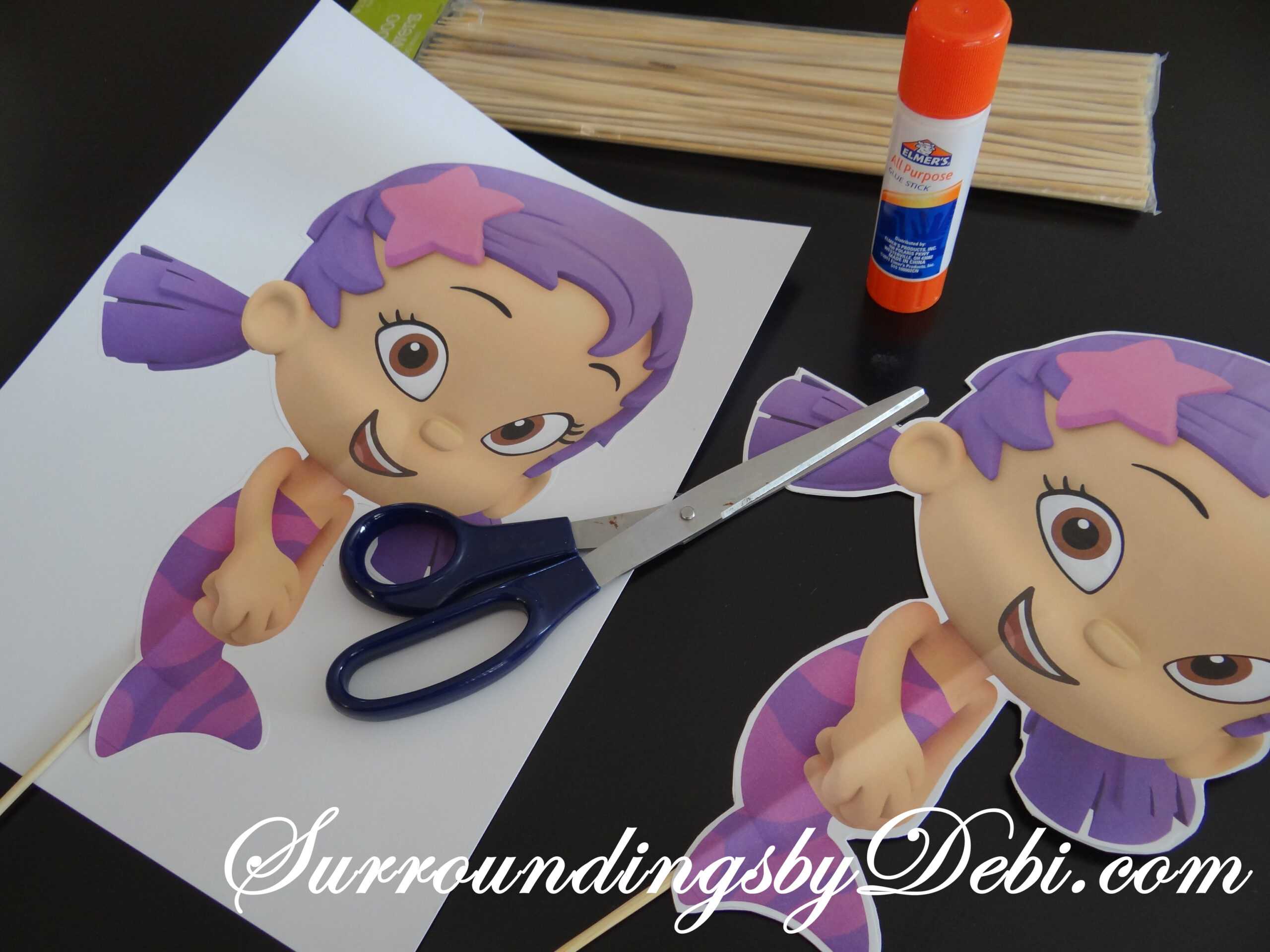 Bubble Guppies / Ariel Birthday Party! Lets Celebrate! Within Bubble Guppies Birthday Banner Template