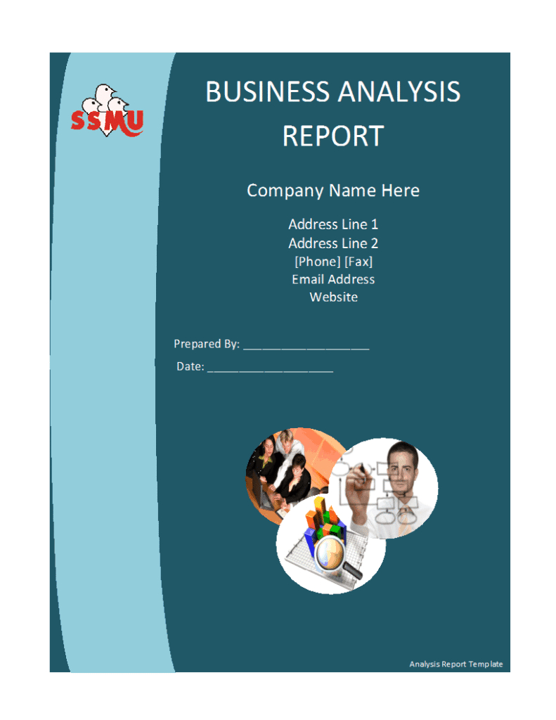 Business Analysis Report Template – Sample Templates Throughout Company Analysis Report Template