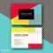 Business Card Template Designs | Pop Geometric Inside Blank Business Card Template Photoshop