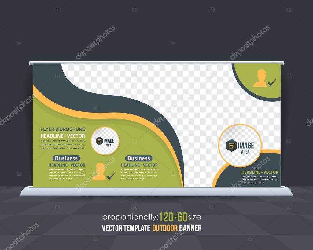 Business Theme Outdoor Banner Design, Advertising Vector For Outdoor Banner Design Templates