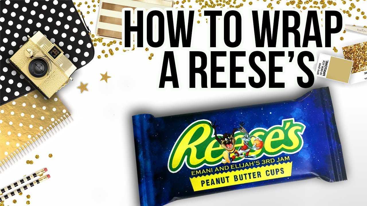 Candy Bar Wrapper Tutorial: Reese's Throughout Candy Bar Wrapper Template Microsoft Word