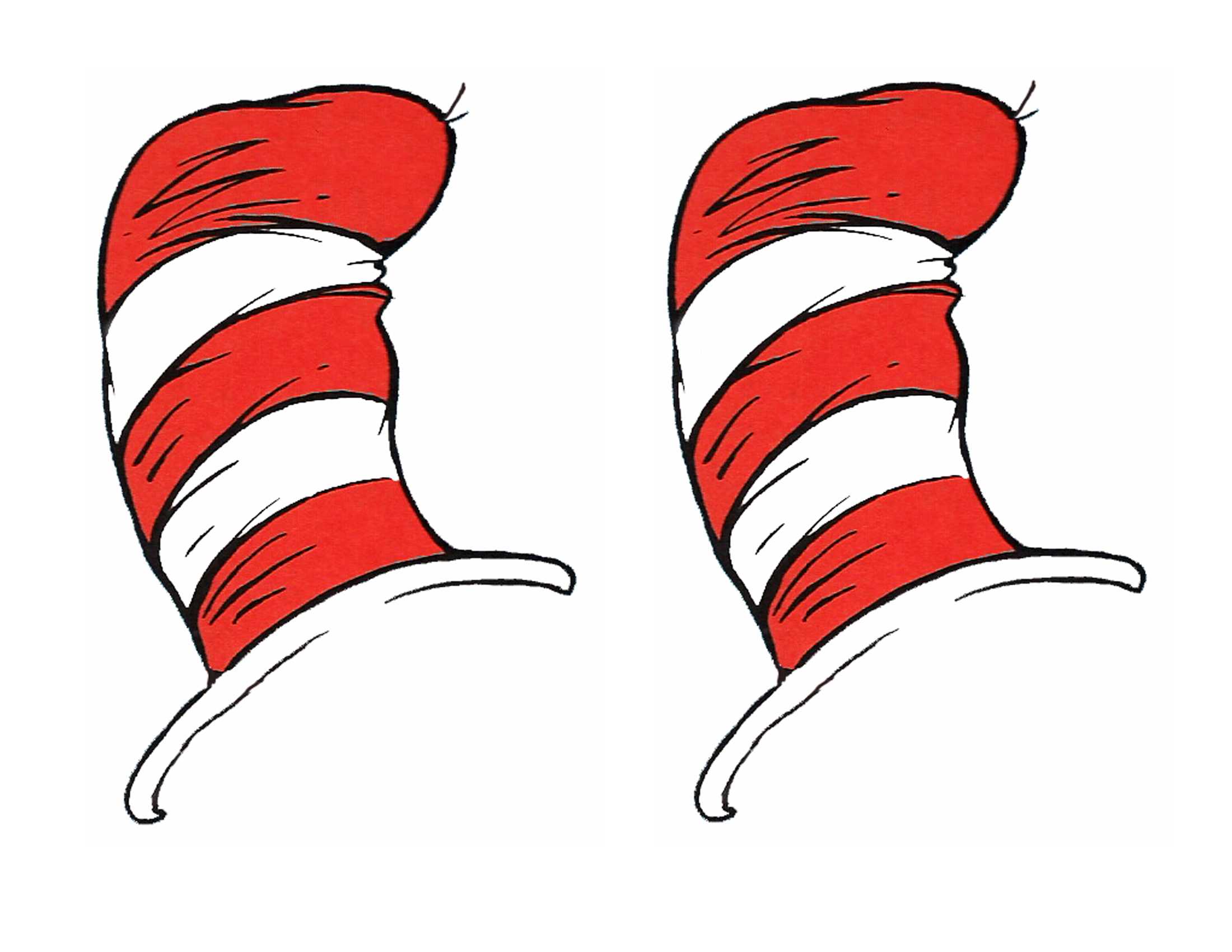 Cat In Hat Clipart | Free Download On Clipartmag For Blank Cat In The Hat Template