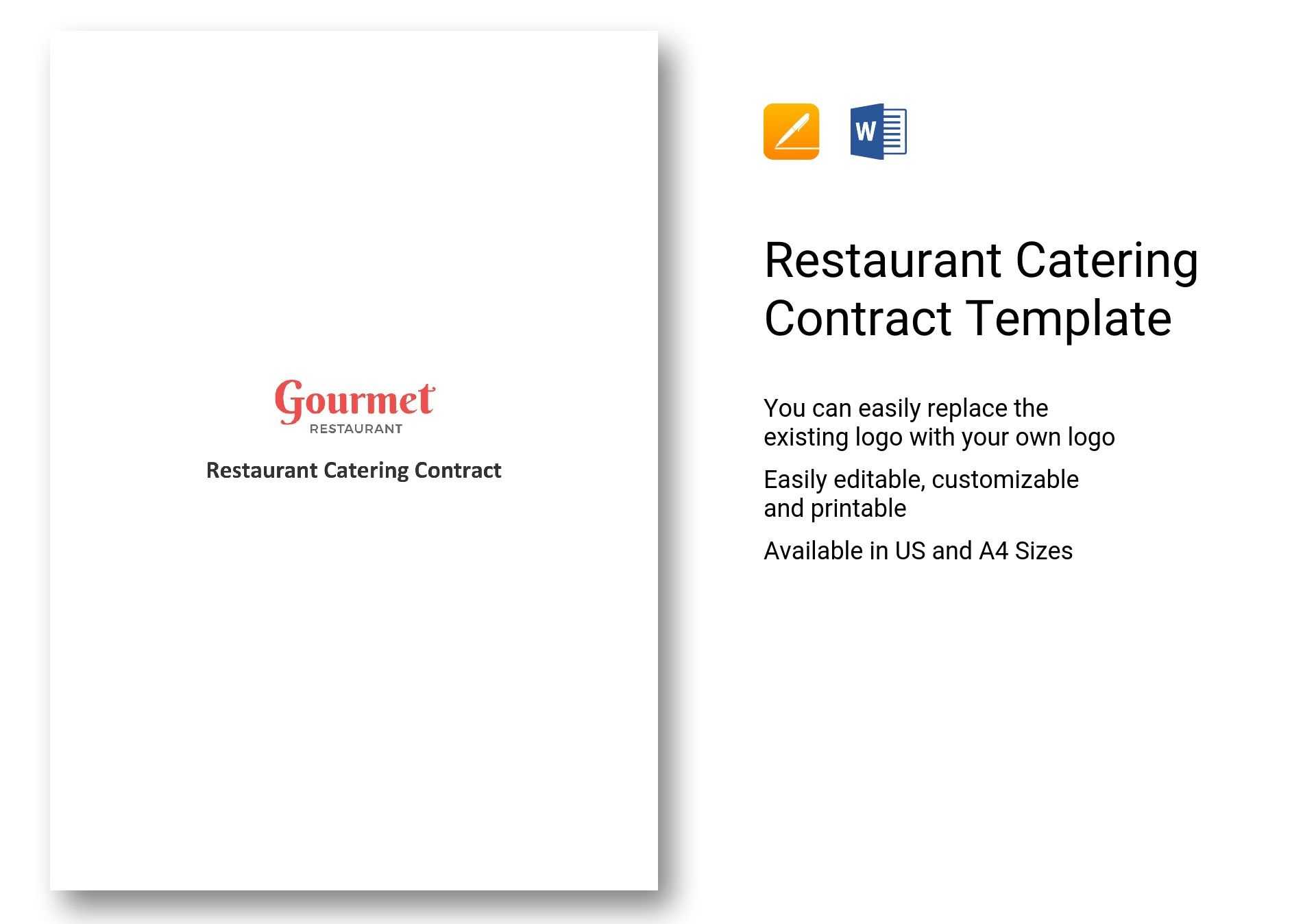 Catering Contract Template – Calep.midnightpig.co With Catering Contract Template Word