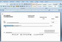 Check Printing Template For Word - Dalep.midnightpig.co with Blank Check Templates For Microsoft Word