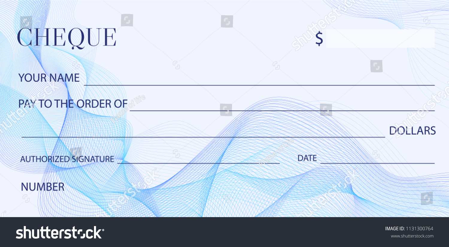 Cheque Check Template Chequebook Template Blank | Royalty With Blank Business Check Template