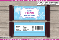 Chocolate Bar Wrapper Template - Calep.midnightpig.co with regard to Candy Bar Wrapper Template For Word