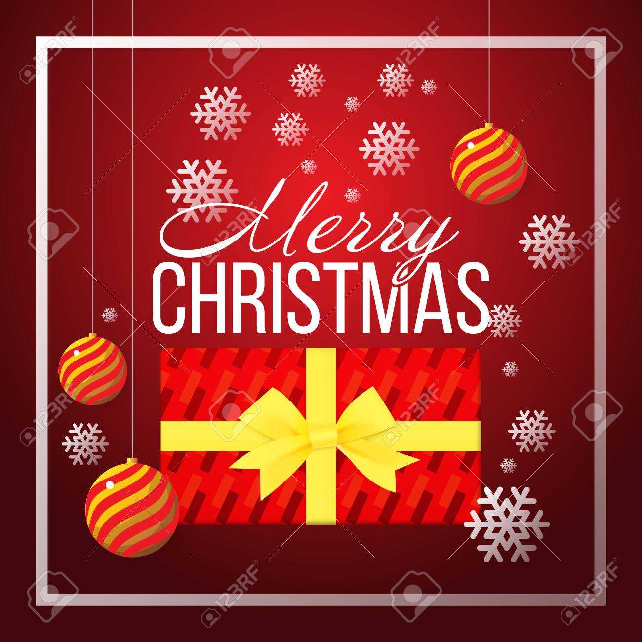 Christmas Banner Template Background With Merry Christmas Greeting.. Regarding Merry Christmas Banner Template