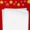 Christmas Card Template With Blank Paper And Mistletoes With Blank Christmas Card Templates Free