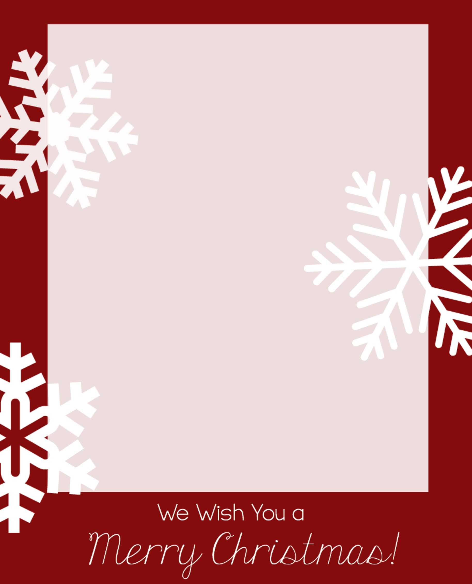 Christmas Cards Free Template – Calep.midnightpig.co Pertaining To Blank Christmas Card Templates Free