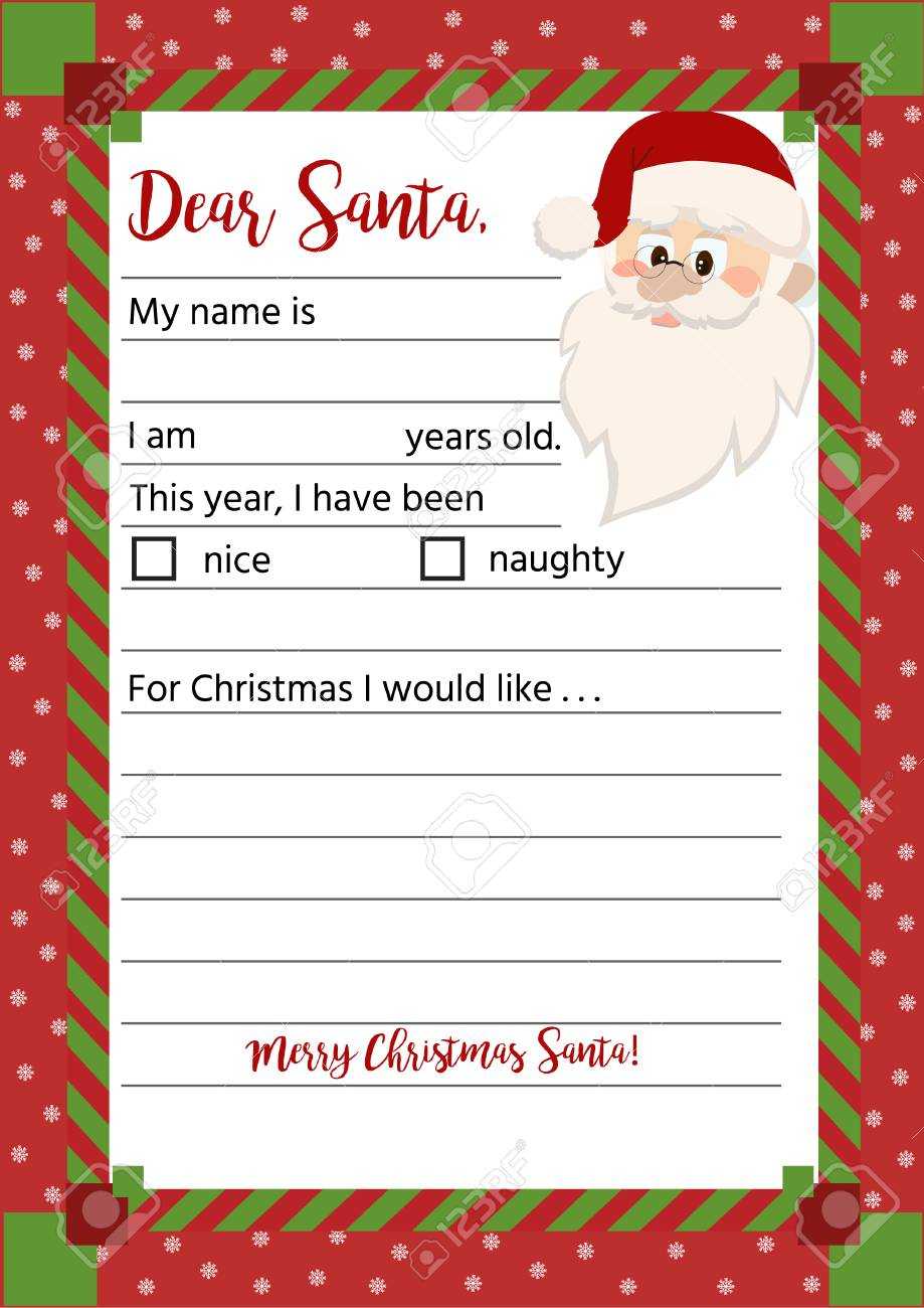Christmas Letter Template – Dalep.midnightpig.co Within Letter From Santa Template Word