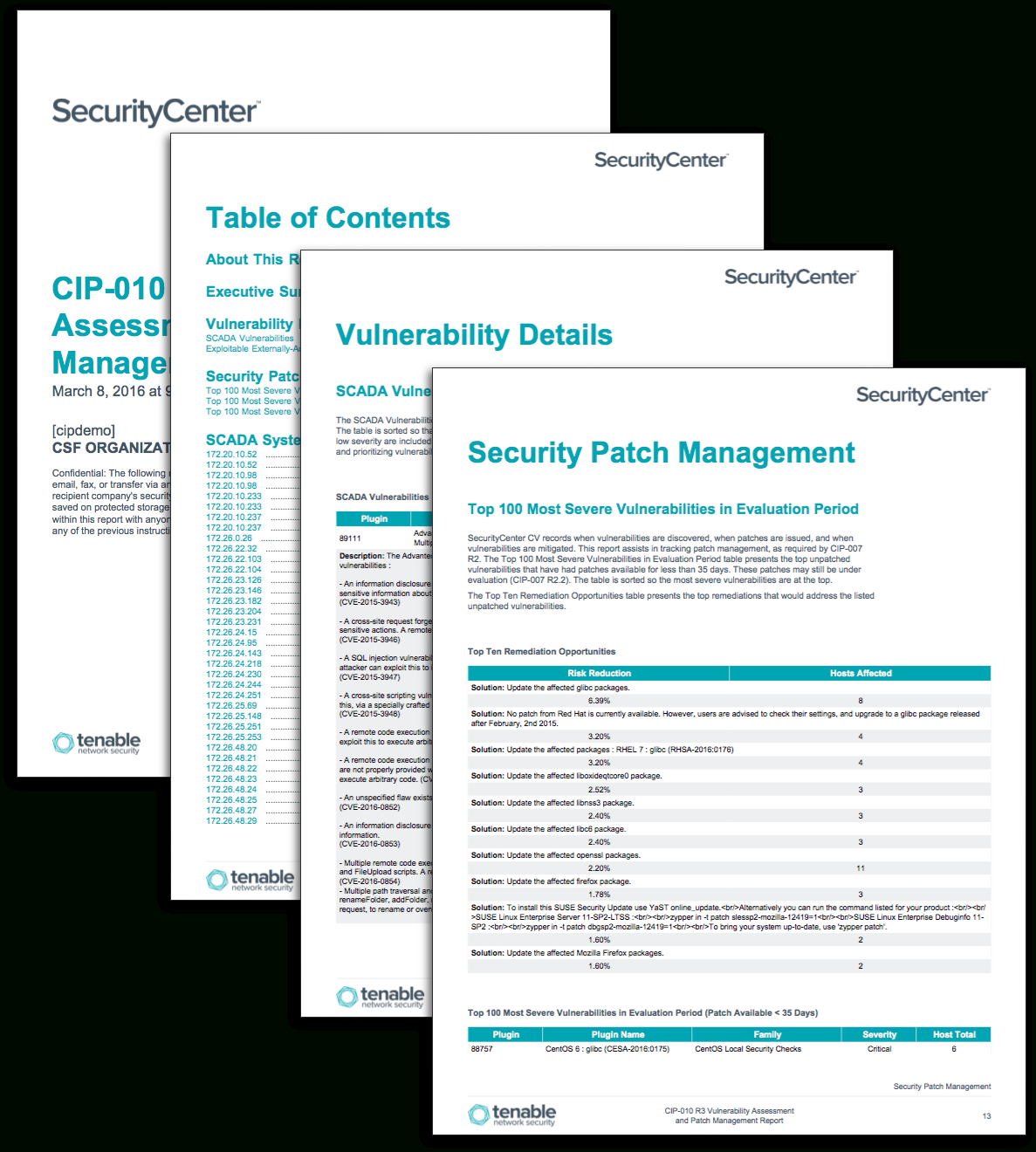 Cip 010 R3 Vulnerability Assessment And Patch Management Intended For Reliability Report Template