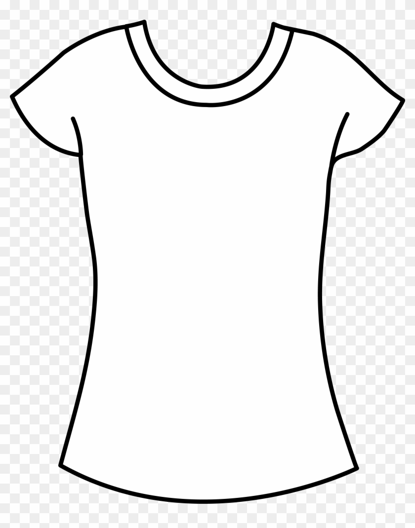 Clipart Royalty Free Womens T Shirt Blank Template – Blank T Intended For Blank T Shirt Outline Template