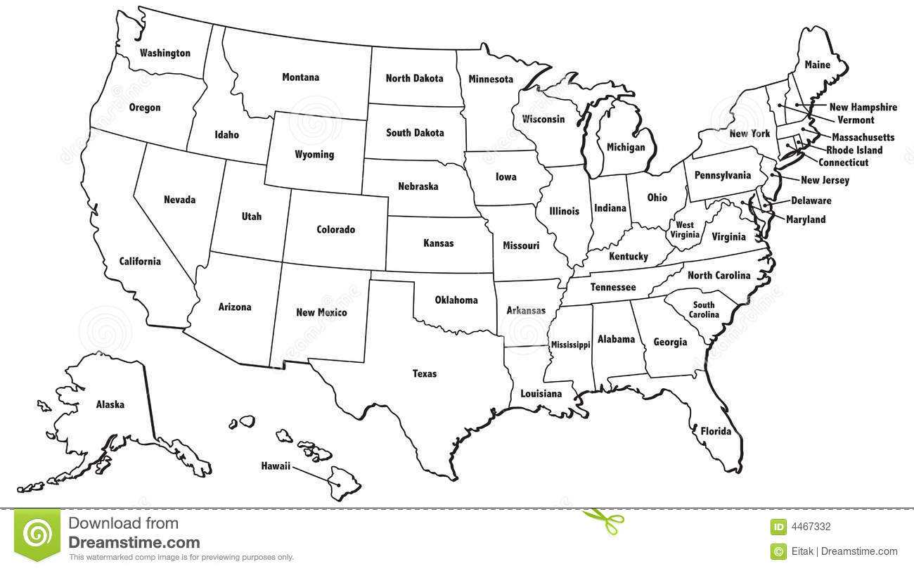 Coloring Page ~ Printable Us Map With States Fantastic Blank In United States Map Template Blank