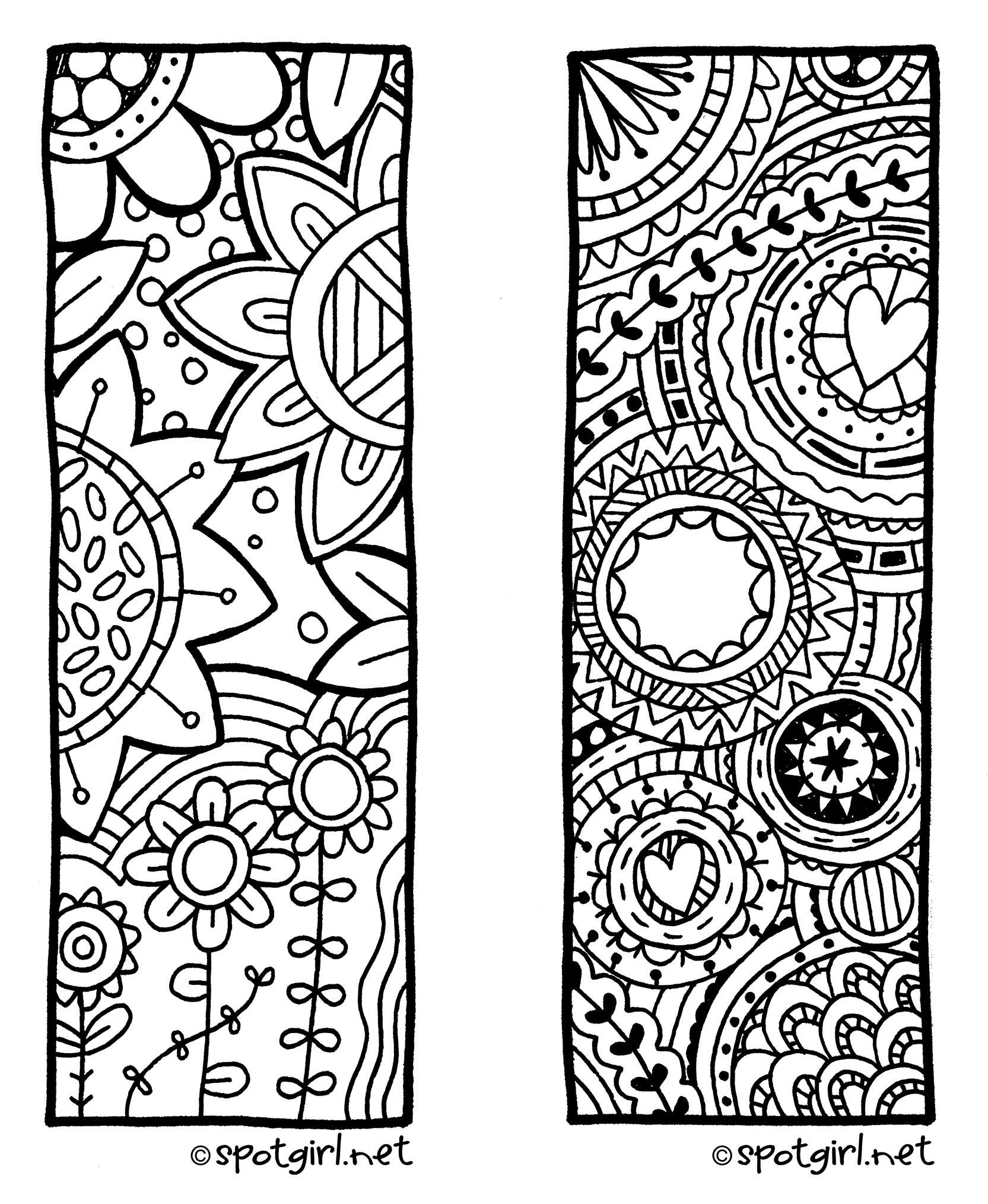 Coloring Pages : 58 Astonishing Free Bookmarks To Color With Free Blank Bookmark Templates To Print