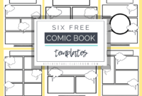 Comic Book Templates - Free Printable Pages - The Kitchen throughout Printable Blank Comic Strip Template For Kids