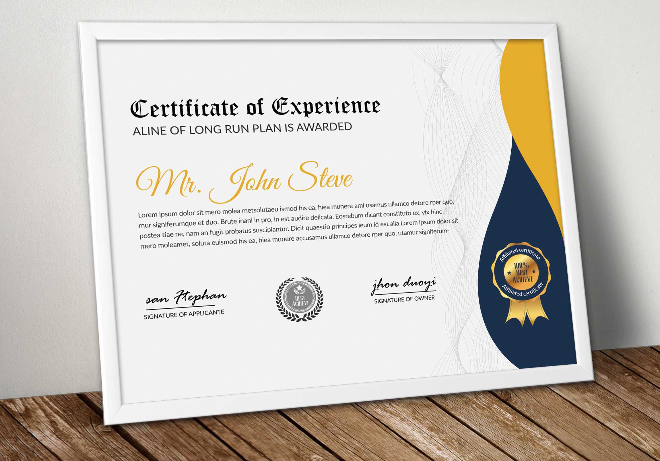 Company Certificate Word Template – Vsual With Professional Certificate Templates For Word