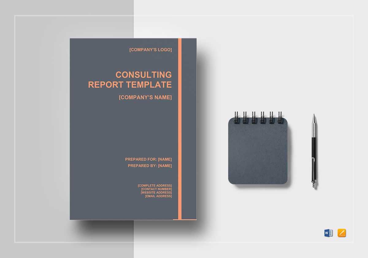 Consulting Report Template In Consultant Report Template