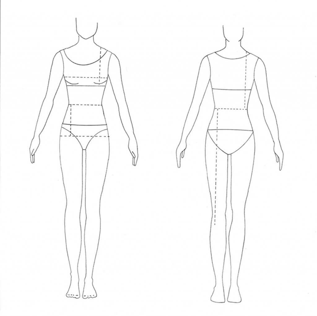 Contoh Soal Dan Materi Pelajaran 5: Fashion Model Outline With Regard To Blank Model Sketch Template