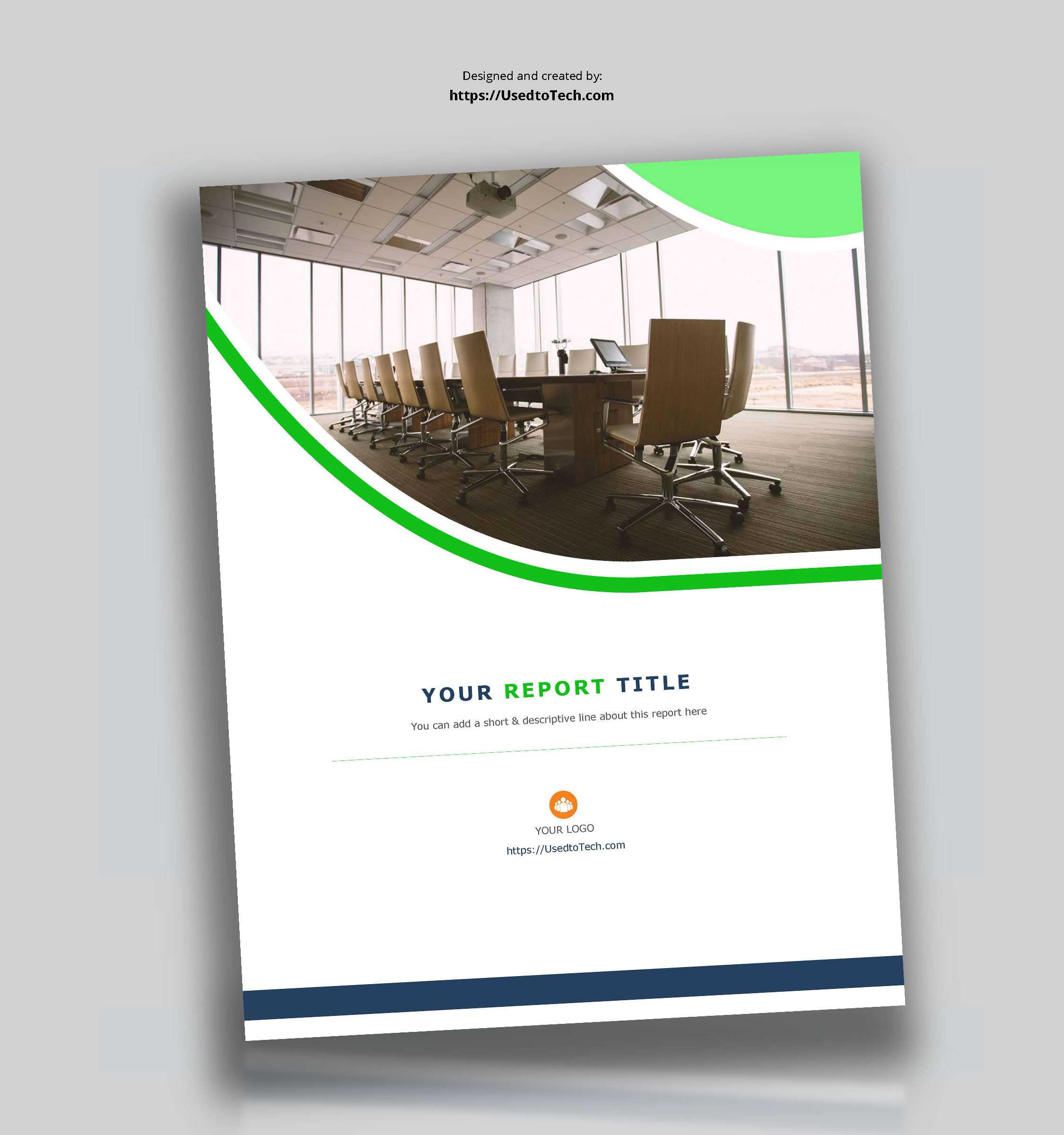 Corporate Report Design Template In Microsoft Word - Used To Intended For Microsoft Word Templates Reports