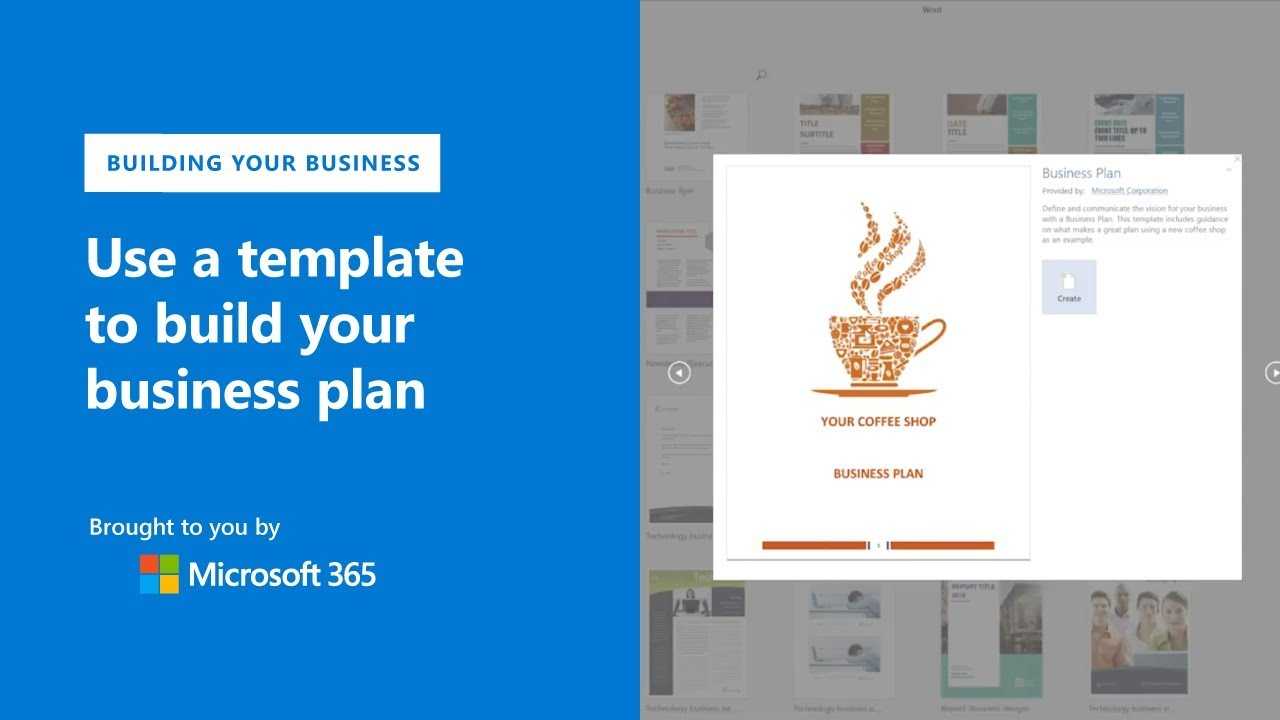 Create Your Business Plan With Templates In Microsoft Word Throughout Free Business Proposal Template Ms Word