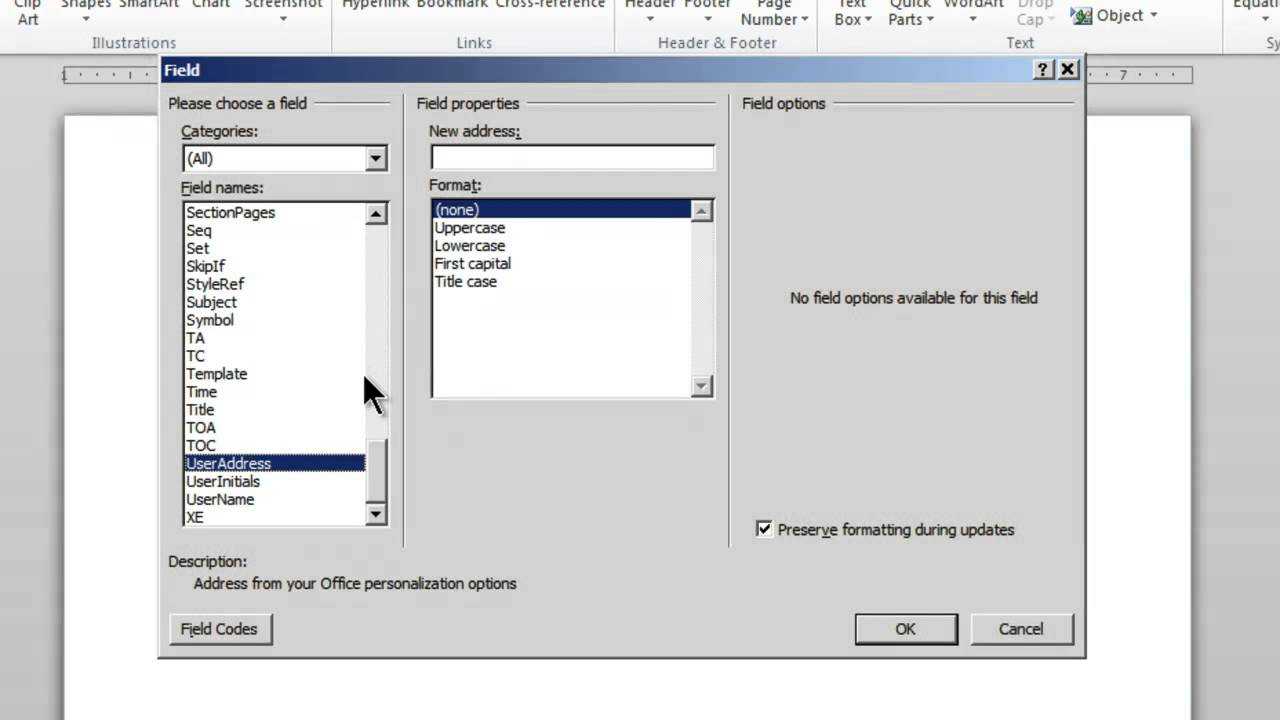Creating An Ms Word 2010 Template That Automatically Inserts Username And  Address Regarding Word 2010 Template Location