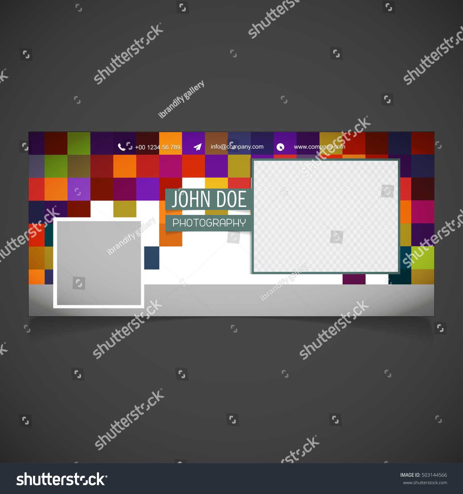 Creative Photography Banner Template Place Image Stock Inside Photography Banner Template