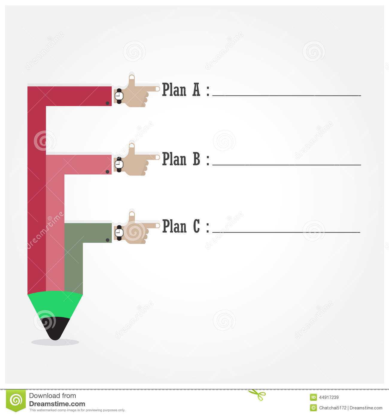 Creative Template With Pencil Ribbon Banner Flow Chart Stock Intended For Banner Template Word 2010