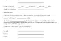 Credit Card Authorization Form Template Microsoft - Calep intended for Credit Card Authorization Form Template Word