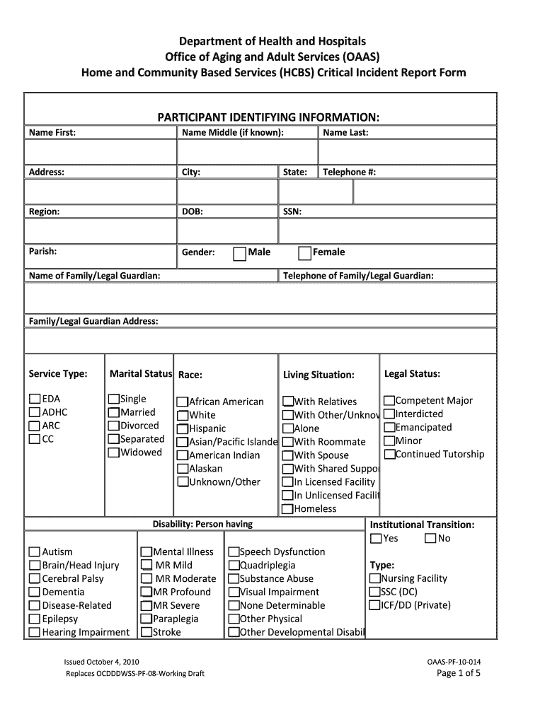 Critical Incident Form Template – Fill Online, Printable Inside Serious Incident Report Template