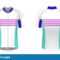 Cycling Jersey Mockup Stock Vector. Illustration Of Front Within Blank Cycling Jersey Template