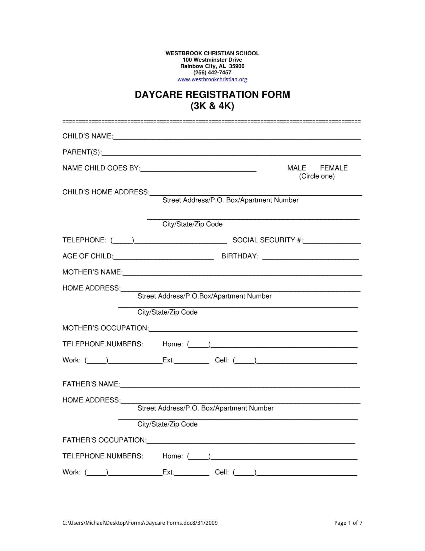 Daycare Forms Pdf – Dalep.midnightpig.co Within Daycare Infant Daily Report Template